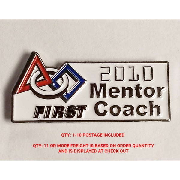 2010 FIRST Coach Mentor Lapel Pin *WHILE SUPPLIES LAST*