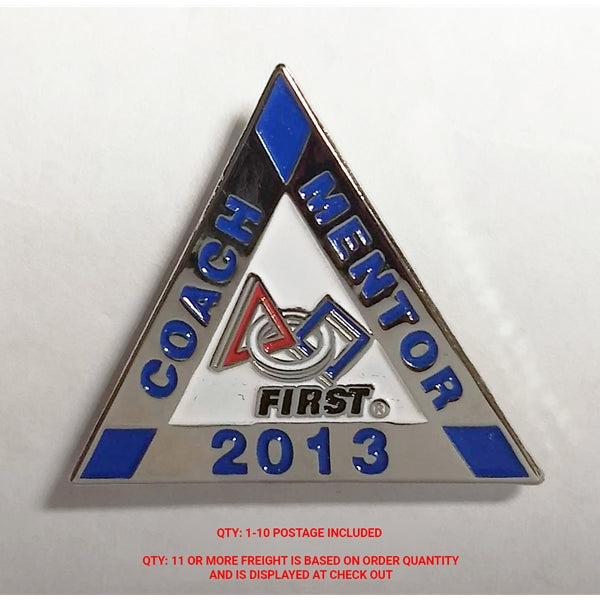 2013 FIRST Coach Mentor Lapel Pin *WHILE SUPPLIES LAST*