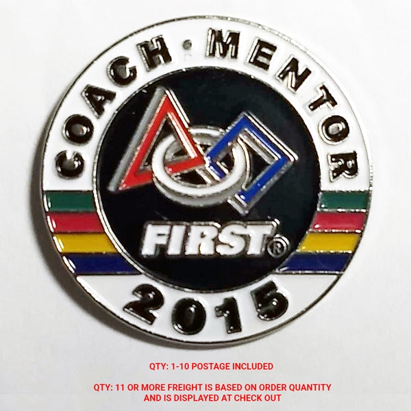 2015 FIRST Coach Mentor Lapel Pin *WHILE SUPPLIES LAST*