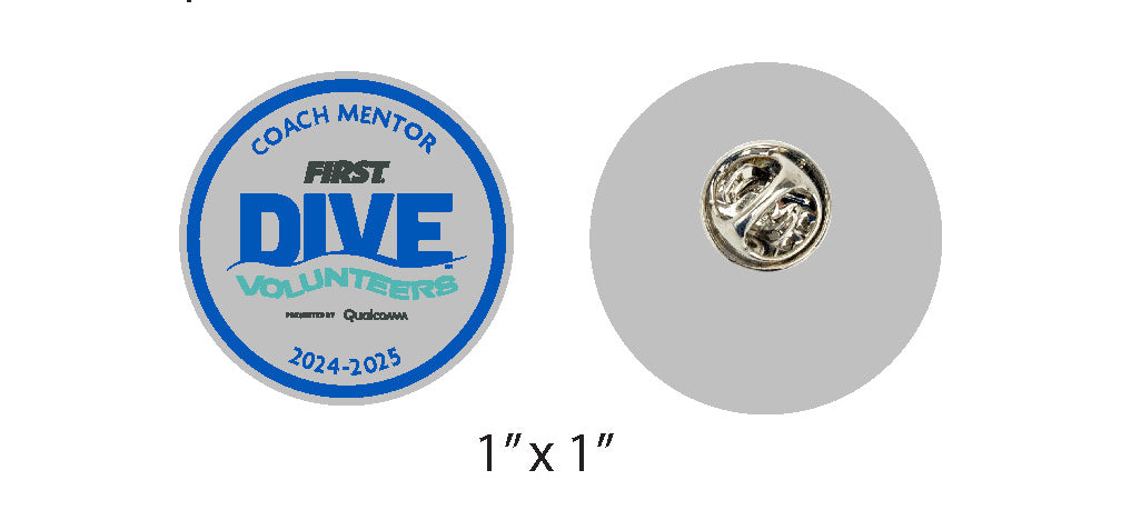 2024-25 FIRST Coach Mentor Pin